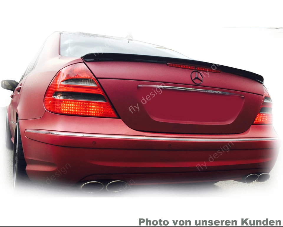 Car spoiler suitable for Mercedes W 211, paint black, suitable for dynamic Tu - Image 3 of 4