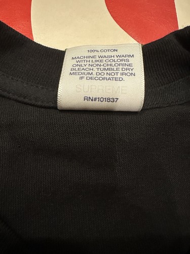 Brand New Supreme San Francisco Box Logo Shirt XL plus Book FW19 Orange Black - Picture 4 of 8