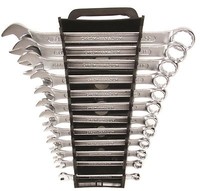 Bgs! MaulringschlüSsel-Satz DIN3113 6-22 Mm 12-Tlg +Wandhalter RingmaulschlüSsel