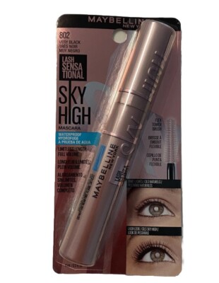 Maybelline Sky High Mascara Waterproof Very Black 802 Lash Sensational TIKTOK 