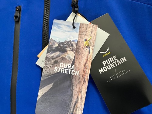 Salewa Ortles Durastretch DST Jacket Blue Climbing Alpine Womens S $399 - Picture 14 of 16