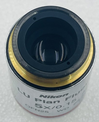 Nikon LU Plan Fluor 5X/0.15 Microscope Objective Lens - Picture 5 of 6