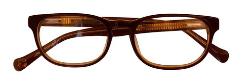 Gafas oftálmicas rectangulares marrones de plástico dinamo 48 mm Lucky Brand para hombre - Imagen 4 de 6