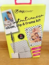 NEW SEALED 3 Pc Kit For Instant Camera: Album, Clip  Frame by DIGIPOWER