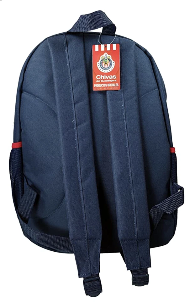 Icon Sports Chivas Backpack Official Licensed Guadalajara Red White Blue Bag - Image 3 of 4