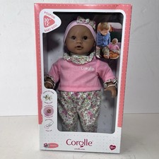 Corolle Calin Maria Soft Body Doll 12  Sleeping Eyes, Removable Headband New NIB