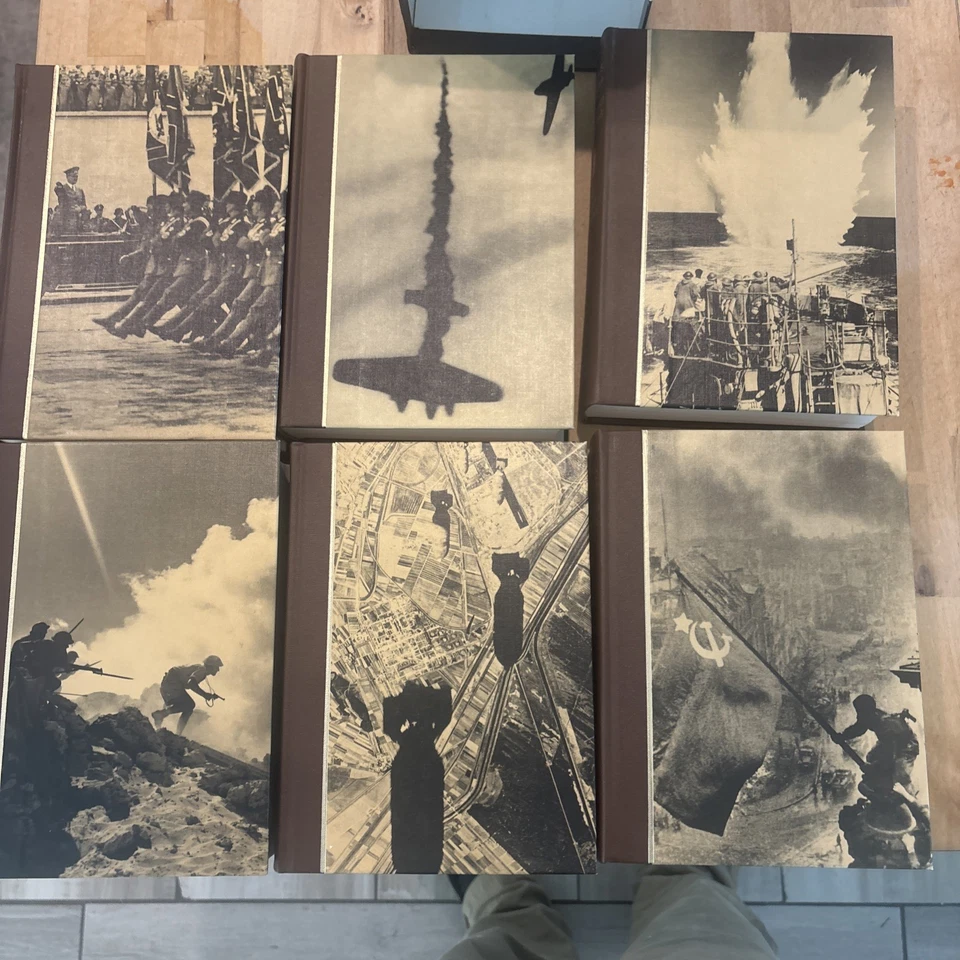 THE SECOND WORLD WAR Winston Churchill 6 Vol Set in Slipcases Folio Society Foto 3 de 4