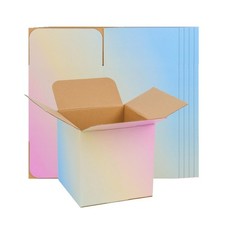 30-Pack 6x6x6 inch Cute Colorful Shipping Boxes Gift Packaging Mailers