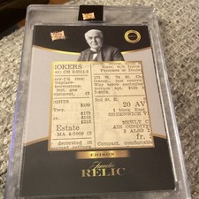 2024 Pieces of the Past Jumbo Relic Card Thomas Edison #369