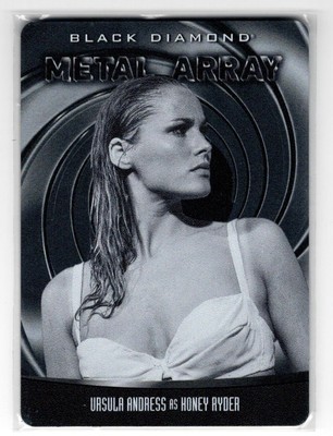 2024 Upper Deck Black Diamond James Bond 007 Metal Array Honey Ryder #M-20