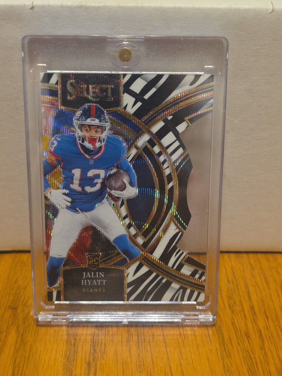 2023 Panini Select Premier Level Jalin Hyatt #173 Zebra Prizm Die-Cut (RC)