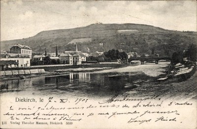 Ak Diekirch Luxemburg, Teilansicht - 10932935