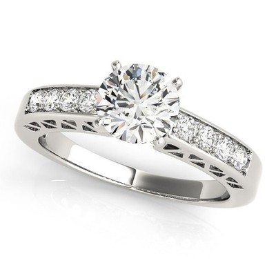 LUXUS DE/VS 2,50ct Lab Grown Diamant Solitär Verlobungsring in Platin