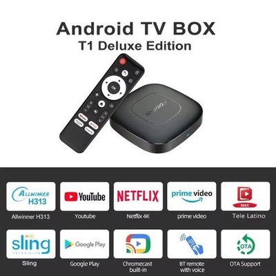 Android TV Box Smart Home Theater  Allwinner H313 Google Assistent Netflix