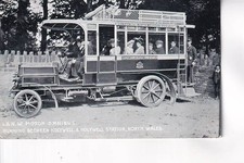 L & NWR - MOTOR OMNIBUS - HOLYWELL & STATION - OFFICIAL P/CARD - # VP507