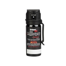 Sabre Crossfire Black Pepper Spray 1.5 Oz With Belt Clip Self Defense Protection
