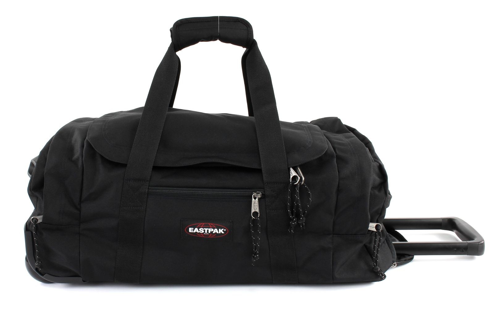 Eastpak Leatherface S + Wheeled Luggage, 55 x 34 x 26 cm, 41 L - Black (Black) - Image 2