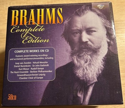 Brahms - Complete Edition (alle Werke auf CD) 58CD Box - neuwertig