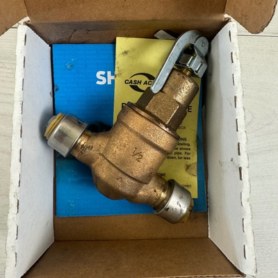 #ad SharkBite 1 2 Pressure Reducing Boiler Feed Valve 14 PSI Type A89 25260 831073 $29.99