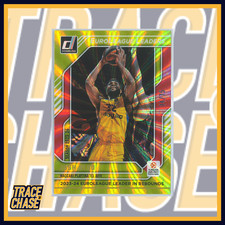 2024-25 Panini Donruss EuroLeague Basketball Josh Nebo EL Leaders Red 14/75 #2