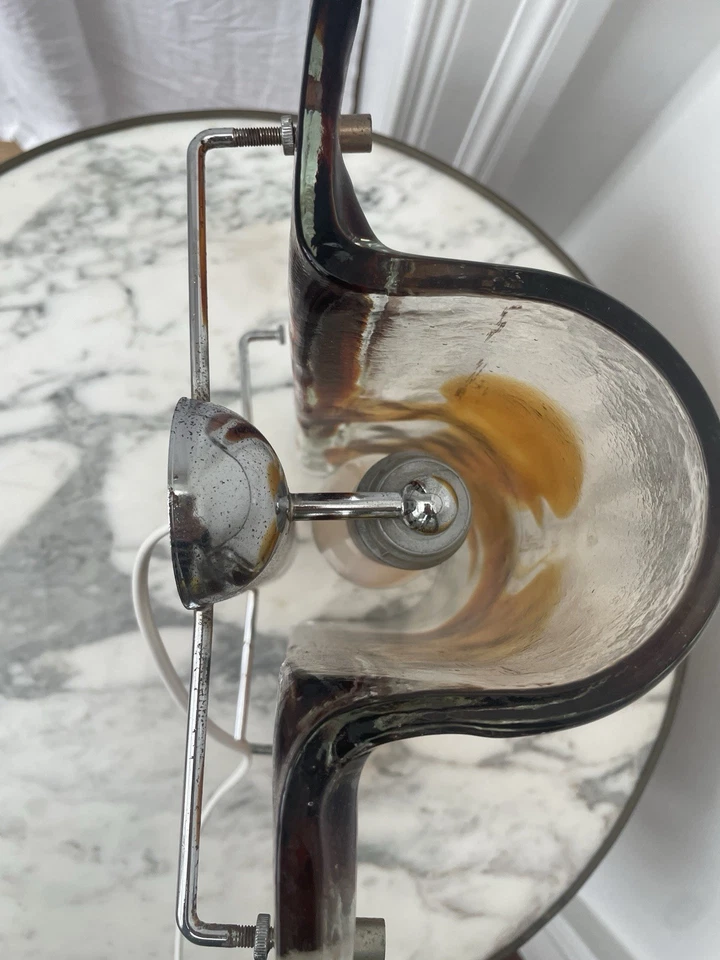 Mazzega Murano Vintage Lampe Italienisch 60er 70er Jahre Mid Century Space Age - Bild 4 von 4