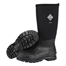 MUCK BOOT COMPANY Men's Waterproof Outdoor Chore Hi Black Work Boots