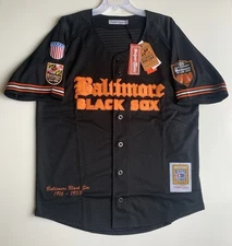 Baltimore Black Sox Button Down Jersey Size Large Fully Stitched  $125 NWT