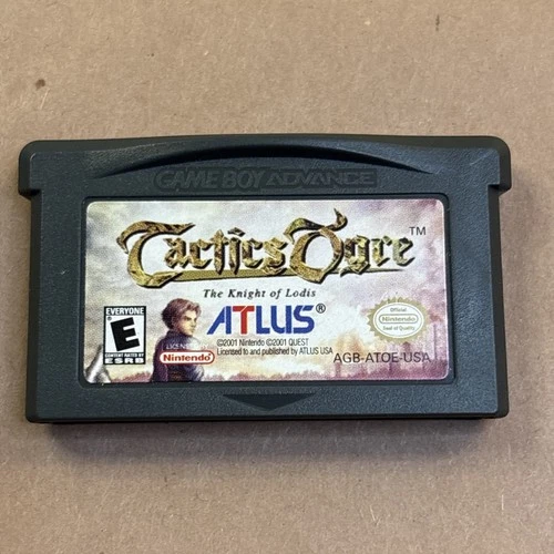 Tactics Ogre Knight of Lodis (Nintendo Game Boy Advance GBA) Authentic Tested C