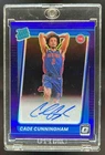 2021-22 Donruss Optic Cade Cunningham Rated Rookie Signatures Purple Auto #161