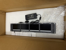 Wohler RM-2443WS-3G 2RU Quad 4.3 Inch 16:9 Widescreen LCD Video Monitor - 3G/HD/