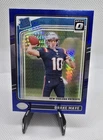 2024 Panini Donruss Optic - Rated Rookie Drake Maye #229 Blue Hyper Prizm (RC)