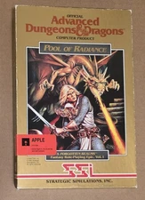 AD&D - Pool of Radiance - SSI  - Apple  II - 5.25" Disks, Manuals + box
