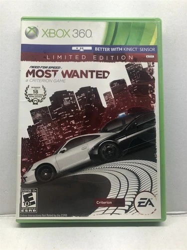 Need for Speed Most Wanted Limited Edition (Xbox 360 2012) Complete Tested