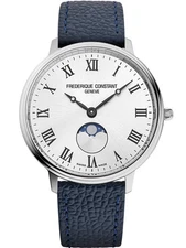 Frederique Constant Classic Moonphase Quartz FC-206RS3S6 Leather Men's Watch