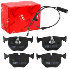 TRW BREMSBELÄGE + WARNKONTAKT HINTEN passend für BMW 7er E38 Bj. 1994 - 2001