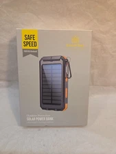 SafeSpeed Solar Power Bank Portable Charger External Battery