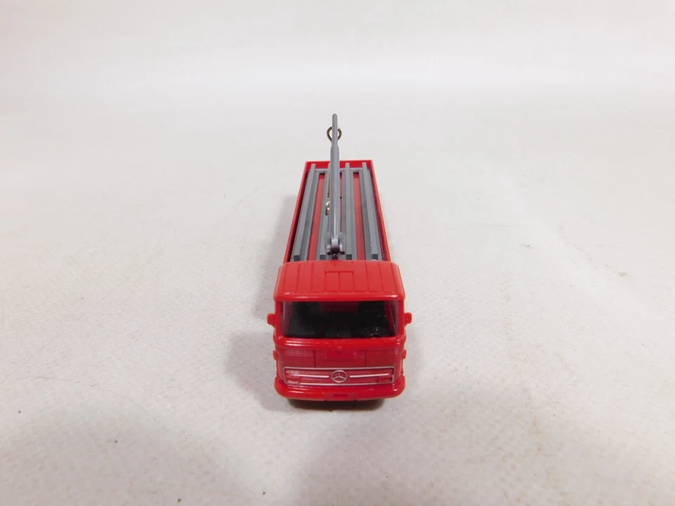 Mint Wiking H0 1:87 Carro Materiale Mercedes MB Con Gru Kran #DX291-0,5 - Immagine 4 di 4