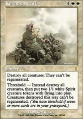 Kirtar's Wrath PL/MP, English MTG Odyssey