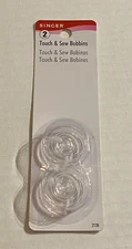 2 Pack Singer Touch & Sew Bobbins 603 620 625 775 776 and Athena Touch-Tronic