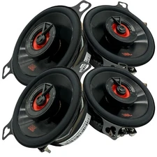 4x JBL GTO-X3 GTO Series 3.5" 3-1/2" 2-Way Car Audio Speakers Crystal CLEAR