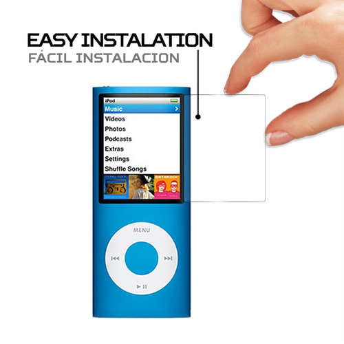 ANTISHOCK Ochraniacz ekranu do Apple iPod Nano 4 - Zdjęcie 3 z 6