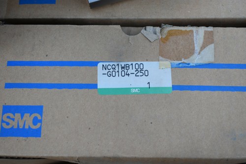 SMC NCQ1WB100-G0104-250 Cilindro aria 4" foro doppio effetto doppia estremità corsa 2,5" - Foto 4 di 6