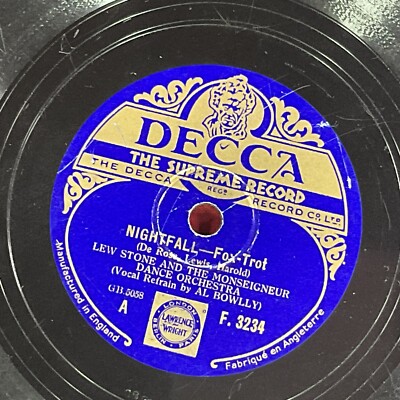 Lew Stone and THE Monseigneur Dance Orchestra, In the Still of the Night-Blues,