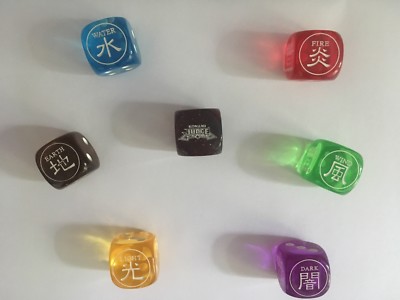 Yu-Gi-Oh! Elemental Diceset Elemente Würfelset YCS Pre