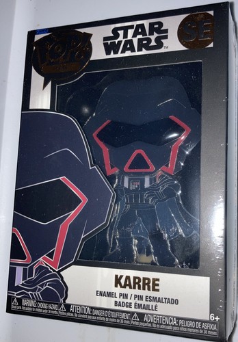 Funko POP! Star Wars Karre Enamel Pin w/ Removable Stand - SE - Disney - NEW - Picture 3 of 6