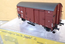 Brawa 48825 H0 Covered Freight Car Grs Oppeln DRG Era 2 Neuwertig In OVP