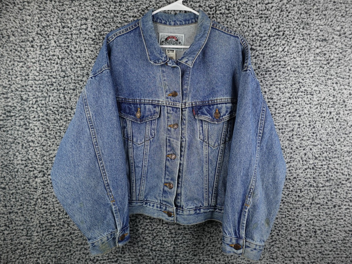 Vintage Levi's Authentic Denim Jacket USA Made Size Large Vintage Levi's Authentic Denim Jacket USA Made Size Large