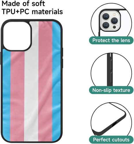 Protective Case Transgender Pride Flag For Apple iPhone 14 15 16 Plus Pro - 第 8/25 張圖片