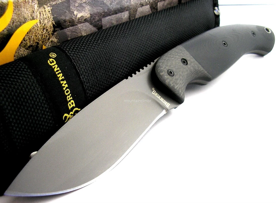 Cuchillo Browning DISCONTINUADO Vortex Titanio Hoja Fija 8.7/3.7 Fibra de Carbono G10 Foto 3 de 4