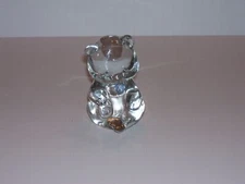 Fenton Art Glass Birthstone Blue September Teddybear 